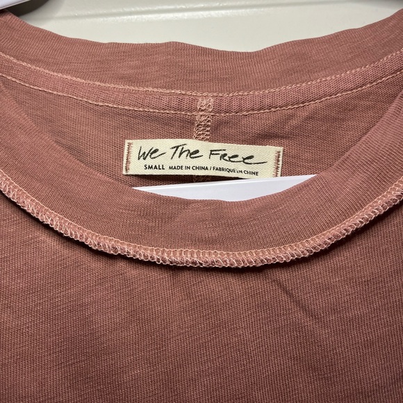 Free People | We The Free | Go To Tank Top in Dusty Pink Size Small - Picture 5 of 6